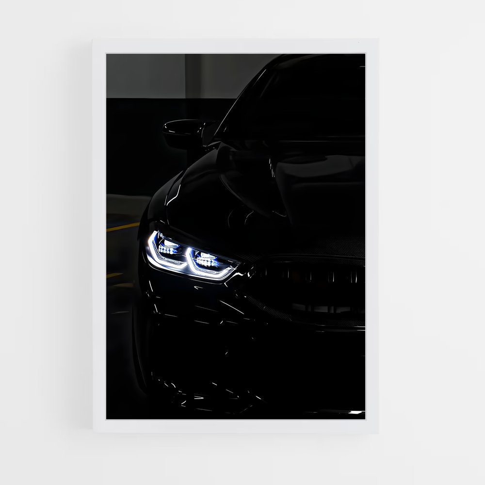 Poster M8 Noir d'Ébène – affiche BMW (vue 3)